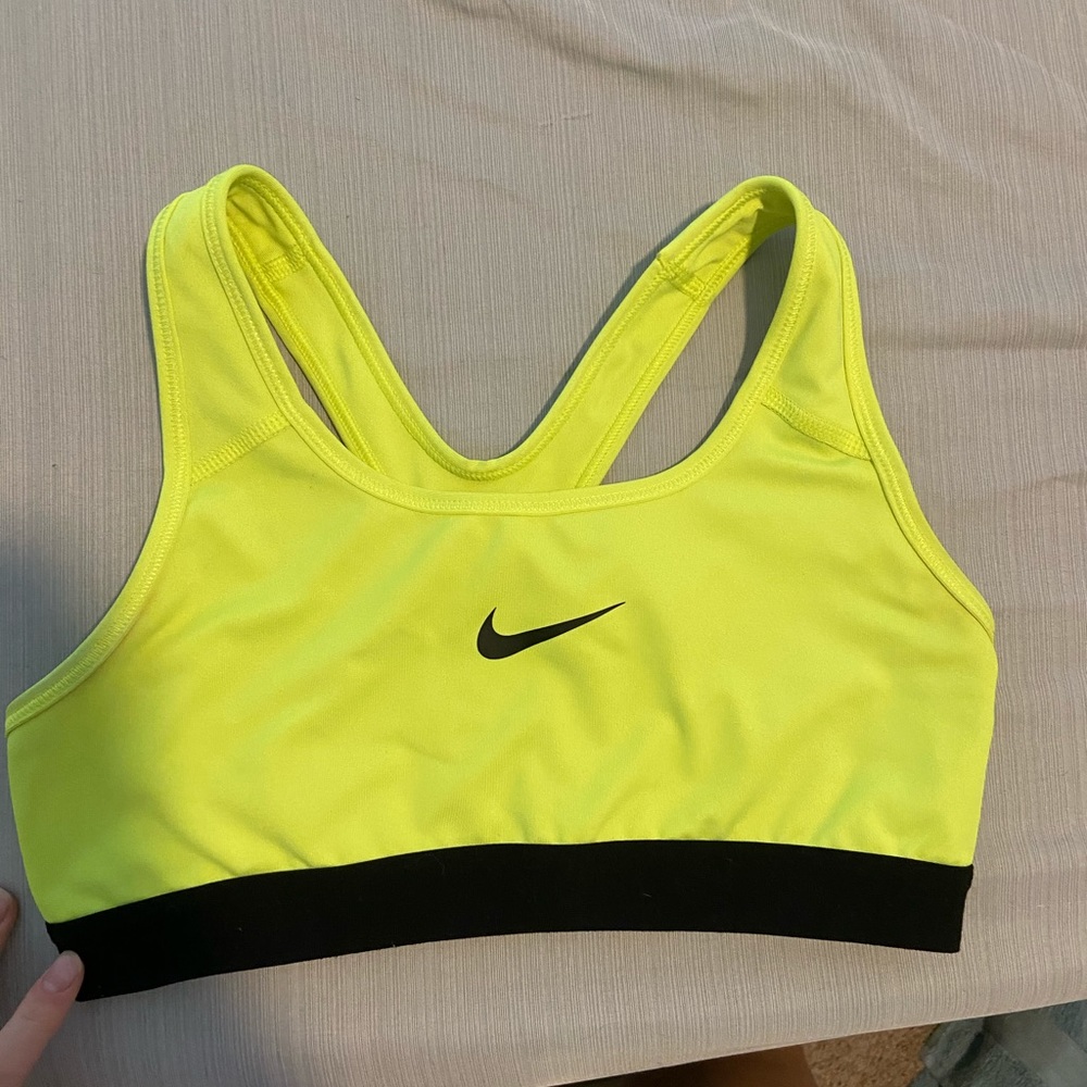 NEON YELLOW NIKE SPORTS BRA $10ea/$25 for all